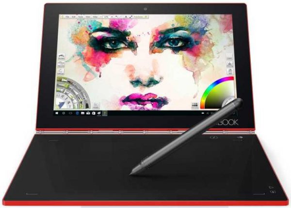 Lenovo Yoga Book 10.1 128GB 4G LTE czerwony (ZA160061PL) - 1 zdjęcie