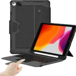 Nillkin pancerne etui klawiatura + gładzik do iPad 7/8/9 10.2 iPad 7/8/9 10.2 (Czarne)